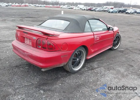 1998 Ford Mustang из США, поврежденный, VIN 1FAFP4446WF219003